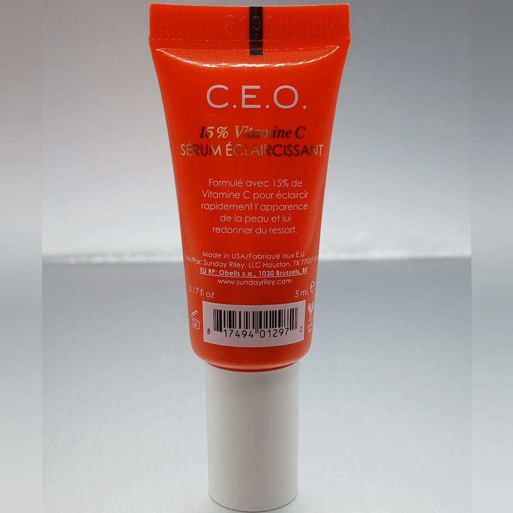 5 For $25 Item🌸 Sunday Riley C.E.O. 15% Vitamin C Brightening Serum - Picture 2 of 2